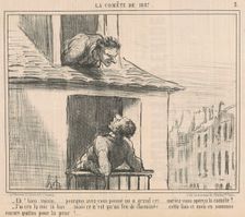 Eh! Bien, voisin ... pourquoi avez-vous poussé ..., 19th century. Creator: Honore Daumier
