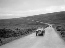 EH Goodenough's MG PB competing at the MCC Torquay Rally, July 1937. Artist: Bill Brunell