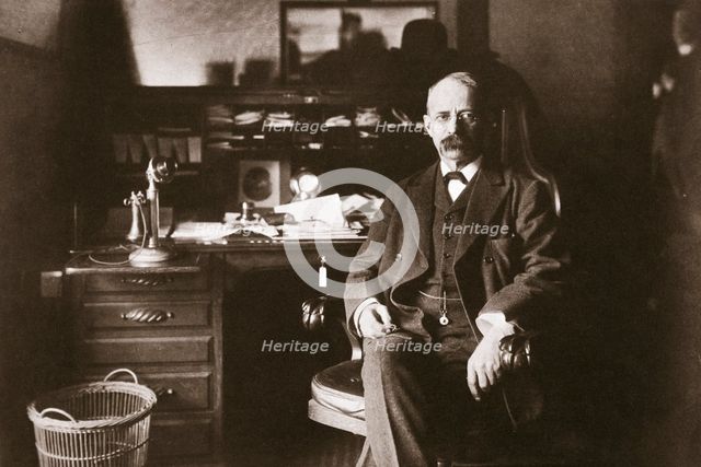 EH Harriman, American railway executive, 1901.  Creator: Unknown.