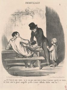 Eh! hen et mon verre ... si je n'ai pas mon verre ..., 19th century. Creator: Honore Daumier