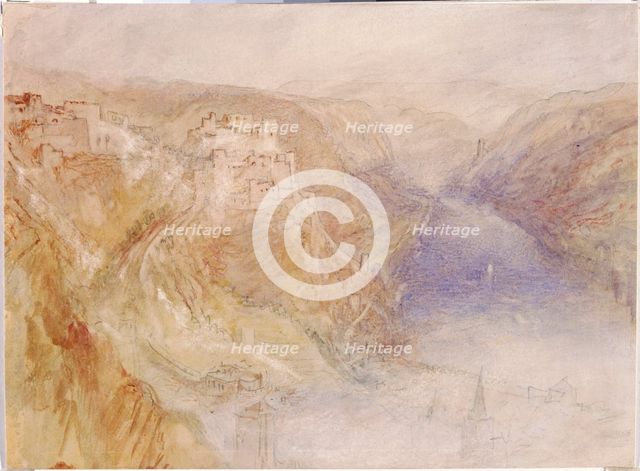 'Ehrenbreitstein', 1840-45. Creator: JMW Turner.