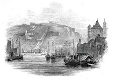 Ehrenbreitstein and Coblentz, 1845. Creator: Ebenezer Landells