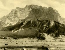 Ehrwald and the Wetterstein mountains, Tyrol, Austria, c1935. Creator: Unknown
