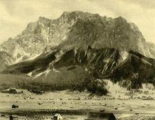 Ehrwald and the Wetterstein mountains, Tyrol, Austria, c1935. Creator: Unknown