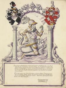 Eitelfriedrich II Hohenzollern, about 1572. Creator: Jorg Ziegler