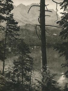 Eibsee, Zugspitze 1931. Artist: Kurt Hielscher