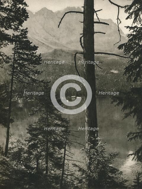 'Eibsee, Zugspitze', 1931. Artist: Kurt Hielscher.