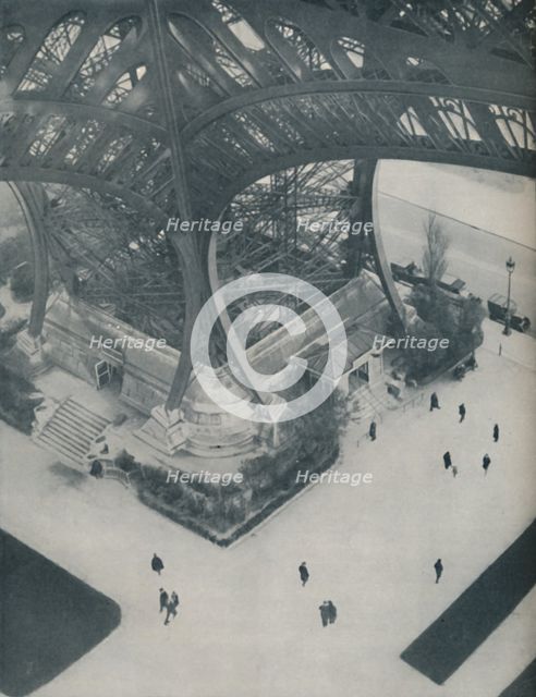 'Eiffel's Master Toy: An Iron Foot of the Colossus of Towers', c1935.