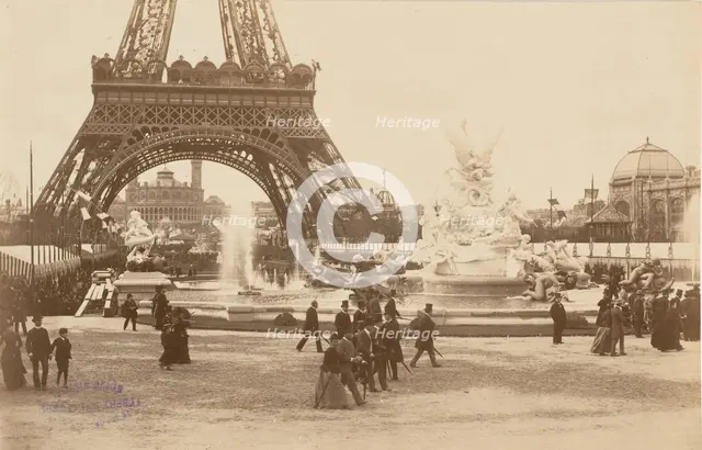 Eiffel Tower, 1890s. Creator: Unknown.
