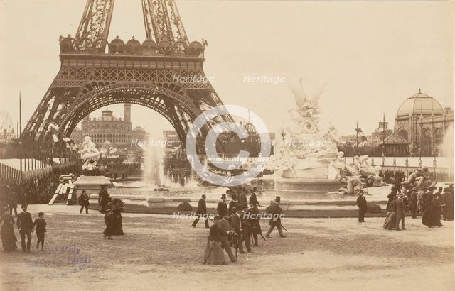 Eiffel Tower, 1890s. Creator: Unknown.