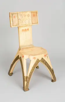 Eiffel Tower Chair, France, 1902. Creator: Carlo Bugatti