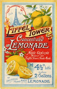 Eiffel Tower Concentrated Lemonade, 1900