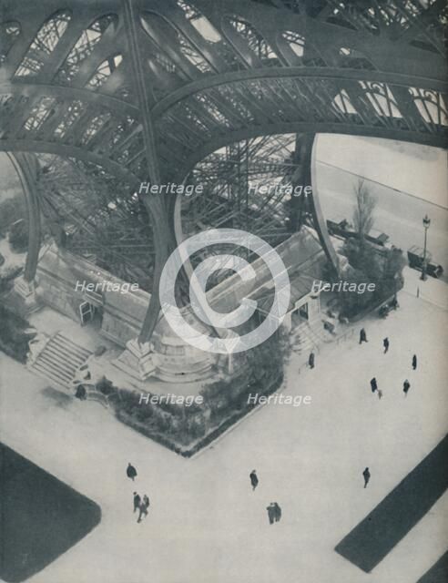 'Eiffel's Master Toy: An Iron Foot of the Colossus of Towers', c1935.