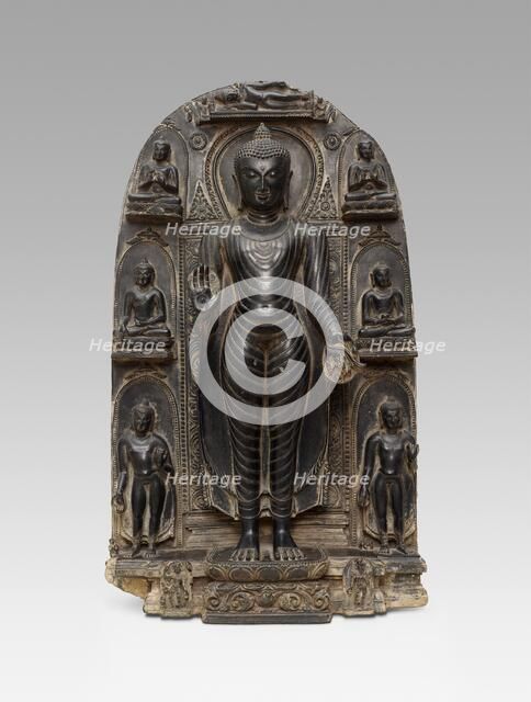 Eight Great Events from the Life of the Buddha, Pala period, 10th century. Creator: Unknown.