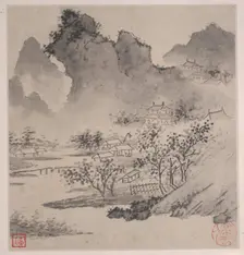 Eight Songs of the Xiao and Xiang Rivers. Creator: Wen Zhengming