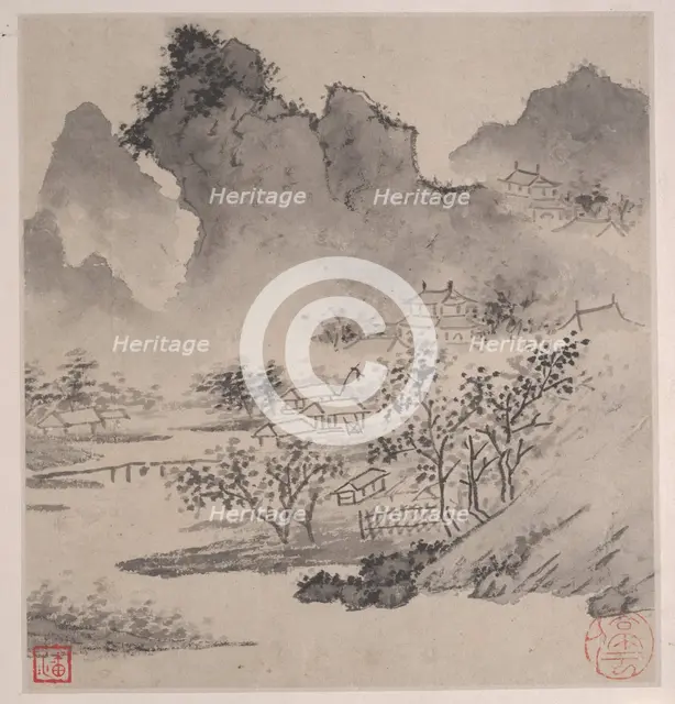 Eight Songs of the Xiao and Xiang Rivers. Creator: Wen Zhengming.