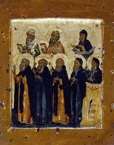 Eight saints. Creator: Moscow School
