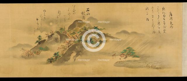 Eight Views of Omi Province, Edo period, 1670. Creator: Kanô Tan'yû.