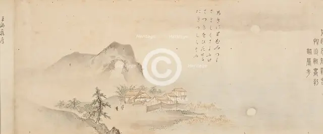 Eight Views of the Xiao and Xiang Rivers, 1675. Creator: Kano Toun.
