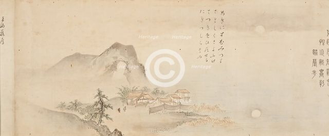 Eight Views of the Xiao and Xiang Rivers, 1675. Creator: Kano Toun.