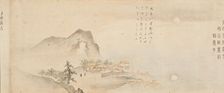 Eight Views of the Xiao and Xiang Rivers, 1675. Creator: Kano Toun