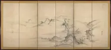 Eight Views of the Xiao and Xiang Rivers, 1700s. Creator: Watanabe Shik? (Japanese, 1683-1755)
