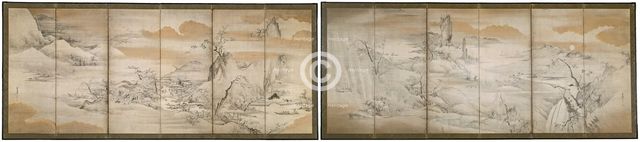 Eight Views of the Xiao and Xiang Rivers, Late 17th/early 18th century. Creator: Yamaguchi Sekkei.