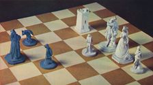 Eighteenth-Century Chessmen in Blue and White Stoneware 1948