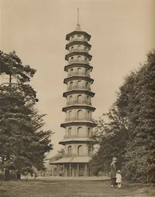 Eighteenth Century Version of a Pagoda in Kew Gardens c1935. Creator: Unknown