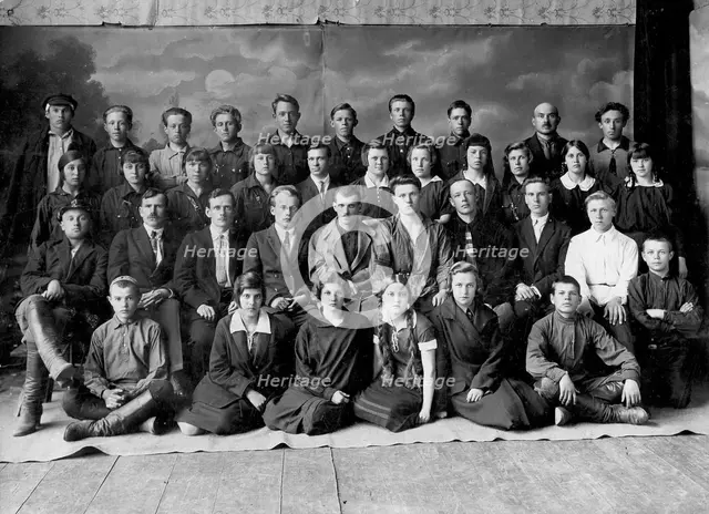 Eighth group of the Berd school of the second stage, 1929. Creator: GP Putintsev.