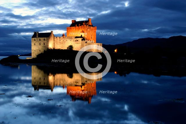 Eilean Donan Castle, Highland, Scotland.  Creator: Peter Thompson.
