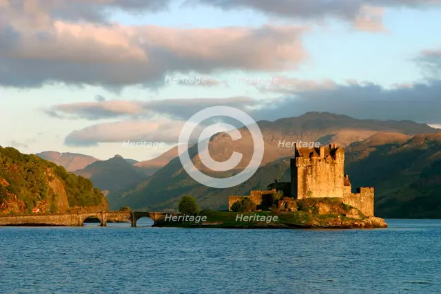 Eilean Donan Castle, Highland, Scotland.  Creator: Peter Thompson.
