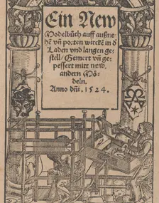 Ein new Modelbuch..., October 22, 1524. Creator: Johann Schönsperger the Younger