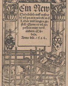 Ein new Modelbuch..., October 22, 1524. Creator: Johann Schönsperger the Younger