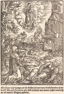 Ein Frau war lannge Zeit ..., c. 1503. Creator: Master of the Legend Scenes