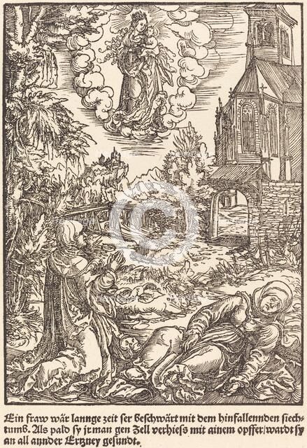 Ein Frau war lannge Zeit ..., c. 1503. Creator: Master of the Legend Scenes.