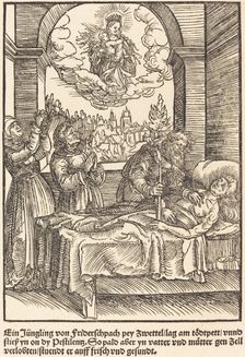Ein Jungling von Friderschpach ..., c. 1503. Creator: Master of the Legend Scenes