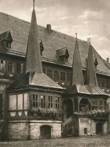 Einbeck - Rathaus 1931. Artist: Kurt Hielscher