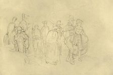 Eingebrachte Zigeuner mid-late 19th century, (c1924). Creator: Carl Spitzweg