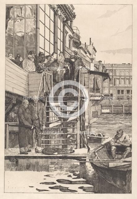 Eine Mutter, 1882. Creator: Max Klinger.