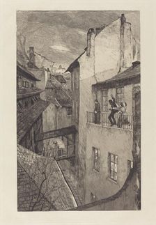 Eine Mutter I (A Mother I), 1883. Creator: Max Klinger