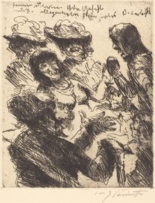 Einer dirne schön gesicht muss allgemein sein wie's sonnenlicht..., 1923. Creator: Lovis Corinth