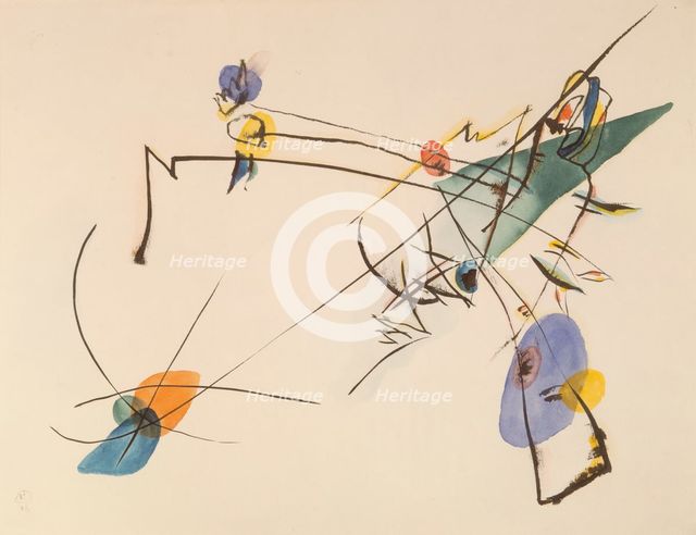 Einfach (Simply), 1916. Creator: Kandinsky, Wassily Vasilyevich (1866-1944).