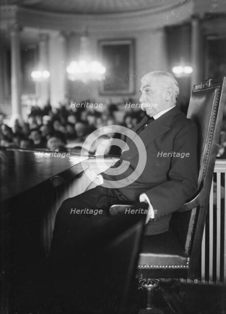 E.J. Berwind before Ind'l Com'n, between c1910 and c1915. Creator: Bain News Service.