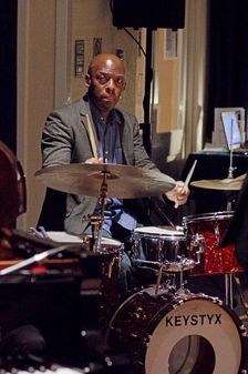 E.J. Strickland, Watermill Jazz Club, Dorking, Surrey, Nov 2015. Artist: Brian O'Connor