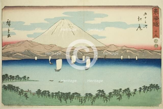 Ejiri-No. 19, from the series "Fifty-three Stations of the Tokaido (Tokaido gojusan..., c. 1847/52. Creator: Ando Hiroshige.