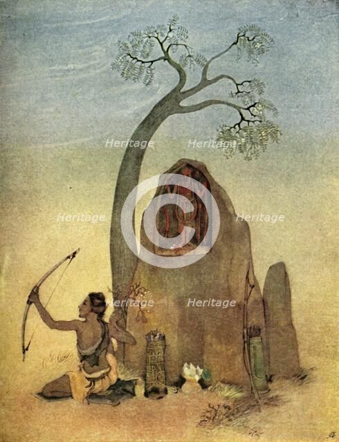 'Ekalavya', 1920. Creator: Unknown.