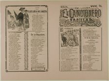El cnacionero popular, num. 14 (The Popular Songbook, no. 14), n.d. Creator: José Guadalupe Posada
