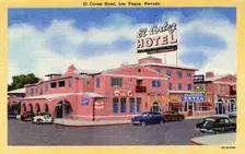 El Cortez Hotel, Las Vegas, Nevada postcard, 1950