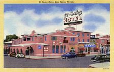 El Cortez Hotel, Las Vegas, Nevada postcard, 1950